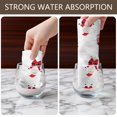 thumbnail image 6 of 6 Pcs Funny Kitchen Towels,White Christmas Santa Pattern Microfiber Dish Towels,Kitchen Tea Towels,Kitchen Towel Set (18" X 26"), 6 of 7
