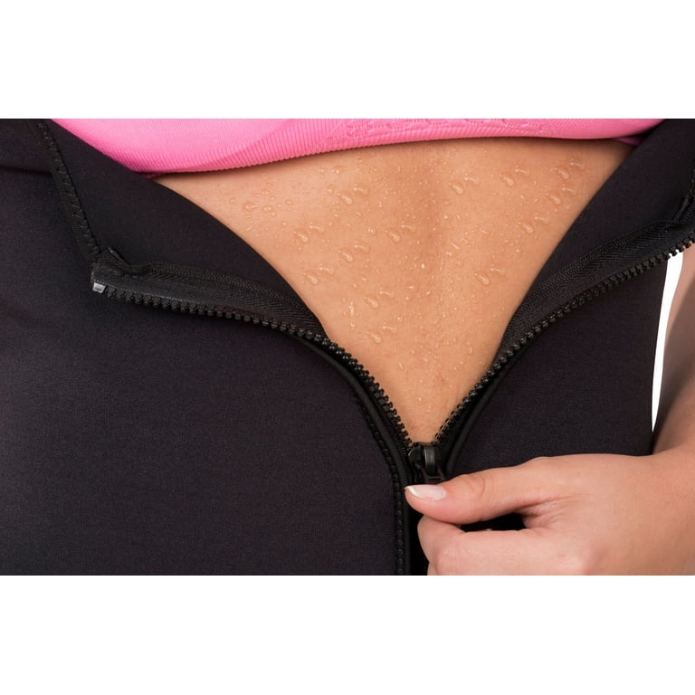Fiorella Shapewear Neo Sweat Neoprene Sauna Cami Vest Workout Gym Body  Shapers Exercise Weight Loss Sports Fajas Black 313BB