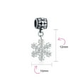 thumbnail image 4 of Bling Jewelry Womens Christmas Charm Bead Snowflake Crystal Dangle for Bracelets, 4 of 4