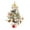 White, variant on 1Pcs Tabletop Christmas Tree Small Artificial Mini Xmas Tree, DIY Holiday Decor Set with Gingerbread Man Tag & Ornament Ball, Compact Tree for Home Party Desk Mantel Display 19.7 Inch White