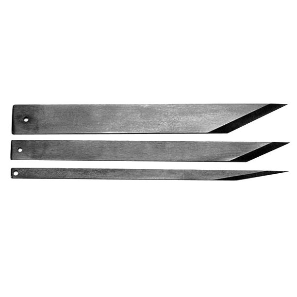 Set of 3 Hock Violin Knife Blades with Double Bevels Violin, Luthier