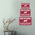 thumbnail image 4 of Classic Framed Plus Dogs Do Speak But Only To Those Who Know How To Listen Wall or Door Sign | Funny Home Decor - Large, 4 of 9