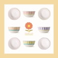 thumbnail image 5 of Carote 4-Piece Ceramic Cereal Bowls Set, Soup Bowls for Cereal, Salad, Oatmeal and Dessert, Kitchen Serving Bowls, 5 of 8