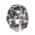 thumbnail image 2 of Classic Plaid Infinity Scarf (Gray), 2 of 3