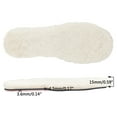 thumbnail image 2 of Endoto 2 Pairs Replacement Insoles for Women Slipper and Boot Shoes, Sheepskin Insole Inserts for Foot Warm(Color:Pink,Size:Women8-EU39), 2 of 7