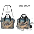 thumbnail image 2 of FORMRS Reusable Lunch Bag for Work School Leakproof Insulated Cooler with Adjustable Shoulder Strap, Floating Whale, 2 of 6