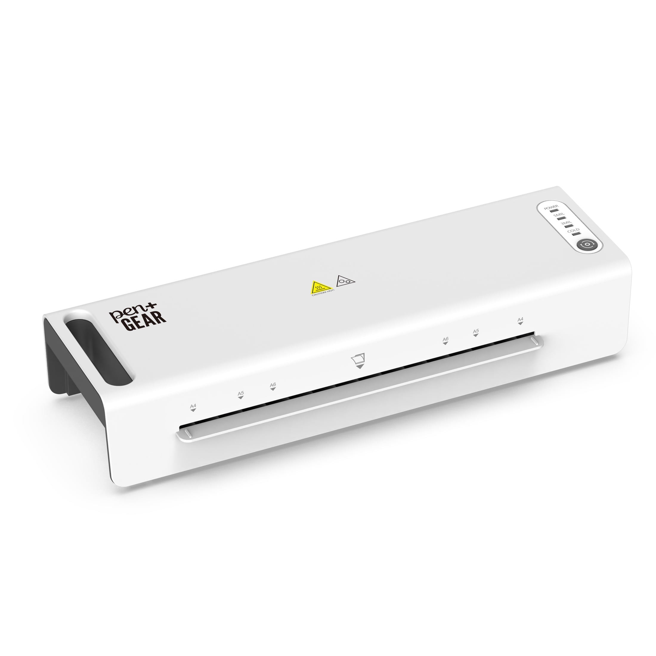 Pen+Gear Lamineuse thermique 24 cm (9,5 po) – Format lettre, compatible avec pochettes 3 mil, 5 mil et pochettes froides – Blanc Système de plastifcation thermique format lettre
