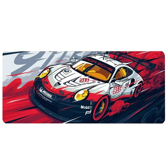 Rally Sports Racing Car Speed Drift GTR Race Car Vehicle XXL Mouse Pad Large Computer Laptop Non-slip Keyboard Desk Mat Mousepad