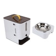 thumbnail image 1 of Distributeur de Nourriture pour Animaux, Récipient Multifonctionnel pour Nourriture Sèche avec Bol pour Chat, Récipient de Stockage de Nourriture pour Intérieur Extérieur, 1 of 7