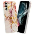 thumbnail image 2 of KIQ Marble TPU Series For Samsung Galaxy S22 Plus Case Soft Shockproof Marble Glittery Protective S22+ Case For Samsung Galaxy S22 Plus 2022 (Dusty Pink), 2 of 9