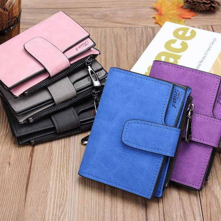 Canis PU Leather Women Wallet Hasp Small and Slim Coin Pocket Purse Women Wallets Cards Holders Luxury Brand Wallets Designer Purse, Adult Unisex