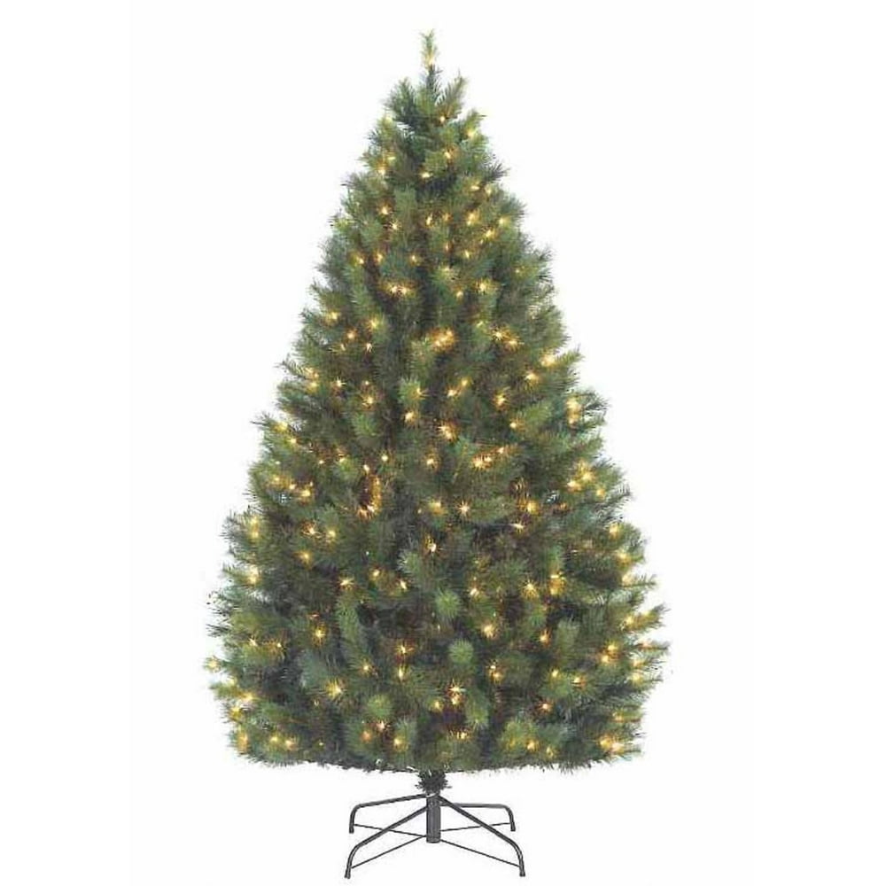 7' PreLit Long Needle Syndey Pine Artificial Christmas Tree Clear