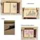thumbnail image 5 of Cuaderno de cuero, cuaderno de espiral vintage, recargable, agenda diaria, diario de viaje con relieve, páginas en blanco y colgantes retro (negro), 5 of 5