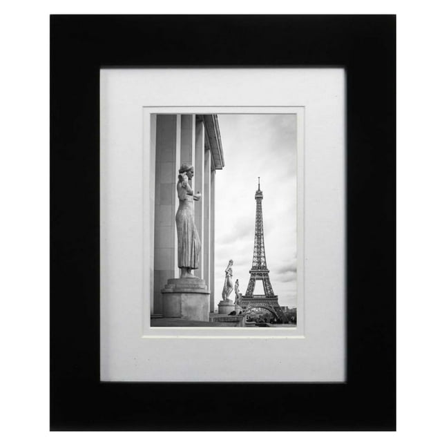 Hometrends Museum Black Photo Frame, Decorative Tabletop and Wall Picture Frame 8 x 10in