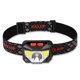 thumbnail image 1 of Camping Linterna frontal XPG+COB LED de inducción de onda 1000mAh resistente al agua para exteriores, 1 of 6