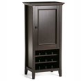 thumbnail image 1 of Simpli Home Amherst Wine Cabinet in Dark Brown, 1 of 6