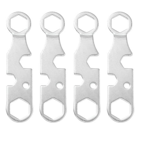 

Zehuanyu 4 Pcs Multifunction Small Wrench Skateboard Ice Skate Roller Skate Tools