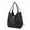 Black, variant on Vintage PU Leather Large Capacity Tote Bags for Women Fashion Female Shoulder Bag Ladies Handbag,Black