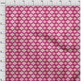 thumbnail image 3 of oneOone Coton Popeline Tissu Imprimé Géométrique Ikat 1 Yard 42 Inch Wide, 3 of 4