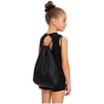 thumbnail image 2 of TTAO Girls Sparkly Ballet Dance Set 4-Piece Gymnastics Bundle Sleeveless Rhinestone Leotard with Shorts Outfits Gift Set B Black 8, 2 of 5