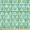 thumbnail image 2 of Abstract Sofa Upholstery Fabric by the Yard, Nature-Themed Demonstration of Triangles, Decorative Fabric for DIY and Home Accents, Seafoam Pale Blue by Ambesonne, 2 of 5