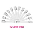 thumbnail image 1 of Cerradura de protección para niños, cerradura de cajón, armario, cerradura de seguridad para bebés pequeños, tapón de armario de ventana de refrigerador, tapón de armario 12 Uds, 1 of 2