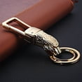 thumbnail image 4 of Qarigey Llavero Animal Head Impreso Patrón Llavero A prueba de decoloración Resistente al desgaste Broche de metal Snap Hook Holder Accesorio Hombres Accesorios de disfraces Plata Qarigey AP014080-03, 4 of 6
