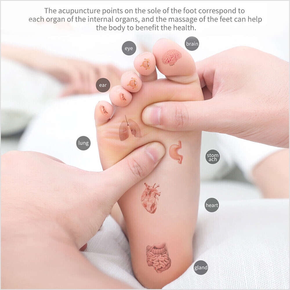 Electric EMS Foot Massager Leg Reshaping Pad Feet Muscle Stimulator Mat Stock