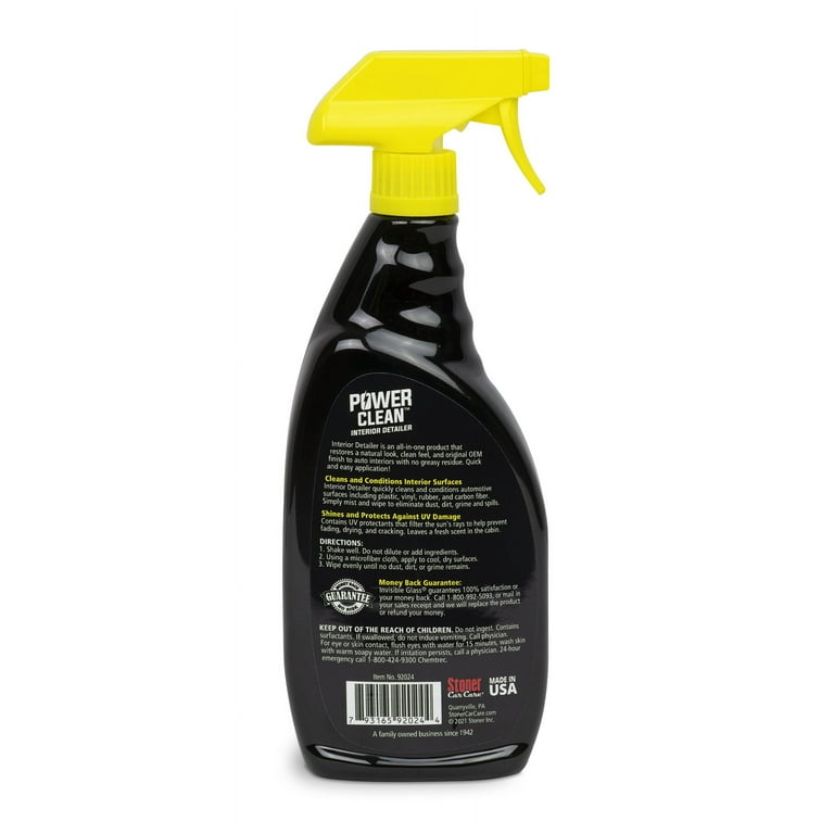  Ethos Interior Detailer - Easily Cleans and Protects All  Interior Surfaces, Non Greasy Satin Finish with UV Protection and Odor  Neutralizing Agents for Interior Care