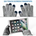 thumbnail image 3 of Winter Gloves for Men Women 2 Pairs Upgraded Touch Screen Cold Weather Thermal Warm Knit Glove for Running Driving, 3 of 6