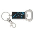thumbnail image 1 of Wincraft 3208558517 Carolina Panthers Rectangle Key Ring Bottle Opener, 1 of 1