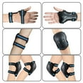 thumbnail image 3 of Roller Skating Protective Gear Kids Adults Wrist Guard Riding Knee Protector Set, 3 of 4
