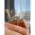 thumbnail image 6 of ESTE ORIGIN 2.00Ct Pear Cut IGI Certified Lab-Grown Diamond Solitaire Engagement Ring in 14K White Gold for Women US 8.5, 6 of 8