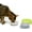 Key Lime, variant on Yummy Travel Bowls – BPA-Free Silicone, 3-in-1 Travel Bowl Set for Dogs and Cats (Small, Blueberry)