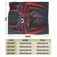 thumbnail image 5 of FeiKong Manta de Miles Morales, acogedoras mantas de franela para niños y niñas, manta súper suave y cálida para sofá cama, w209, 5 of 5