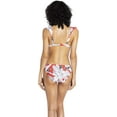 thumbnail image 3 of Rachel Roy RED Island Getaway Tie-Front Ruffle One-Piece Swimsuit, US Medium, 3 of 3