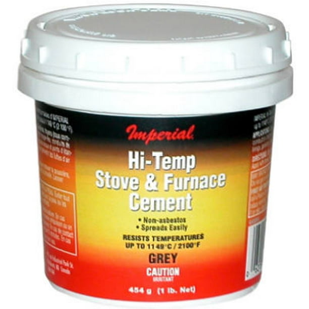 KK0068-A Hi-Temperature Stove/Furnace Cement, Gray, 8-oz. - Quantity 1