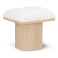 thumbnail image 1 of Meridian Furniture Pavilion Cream Boucle Fabric Bench/Stool, 1 of 8