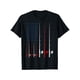 thumbnail image 1 of Cotton Short Sleeve Oversized Crewneck Tops with Fishing Rod & Fish USA Flag Print, Breathable Comfy Tees for Casual Everyday Wear Shirts For Women Men - graphic tees, 1 of 6