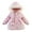 Pink, variant on Toddler Jackets Winter Outerwear Coat for Baby Girl Sweater Clothes,2-3 Years