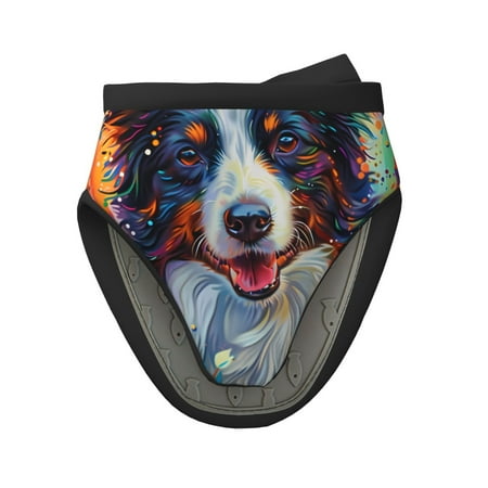 

Tebeau Oil Painting Sunflower Puppy Print Short Oven Mitts Heat Resistant Silicone Kitchen Mini Oven Mitts Non-Slip Grip Surfaces and Hanging Loop Gloves