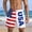 White Letter, variant on Mens Swim Trunks with Lining Quick Dry Summer Funny Printing Beach Shorts