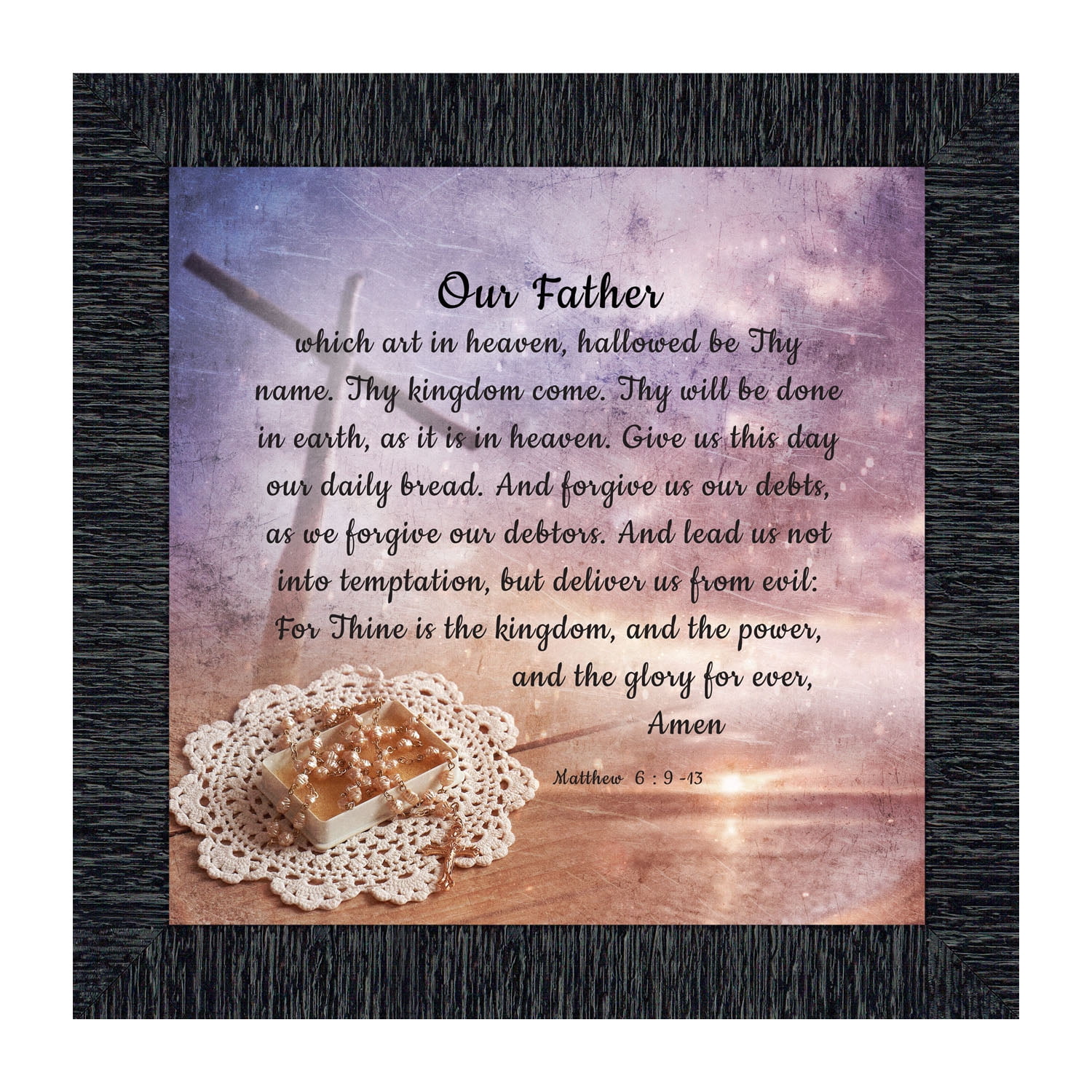 The Lord S Prayer Our Father Prayer Bible Verses Wall Decor 10x10 8673 Walmart Com Walmart Com The Lord S Prayer Our Father Prayer Bible Verses Wall Decor 10x10 8673 Walmart Com Walmart Com
