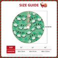 thumbnail image 2 of Sikiie Sheep Zzz Nativity Christmas Tree Skirt, Jesus Christian Winter Holiday Tree Mat Decoration(30-48IN)48", 2 of 6