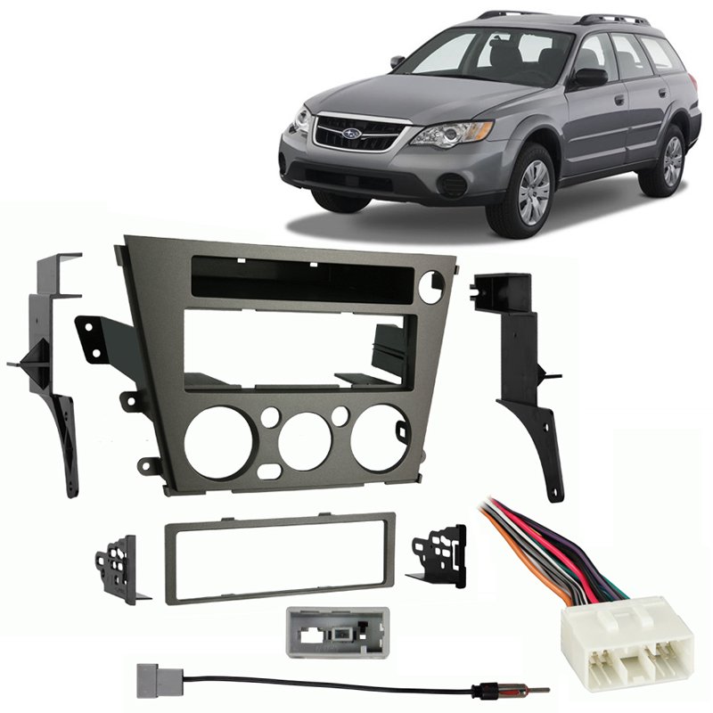 Fits Subaru Outback 2005-2009 w/o Auto Climate SDIN Harness Radio Dash