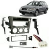 Fits Subaru Outback 2005-2009 w/o Auto Climate SDIN Harness Radio Dash Kit
