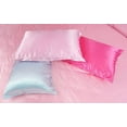 thumbnail image 6 of Bedify Bedding 100% Pure Silk Satin Sheet Set 7pcs, Silk Fitted Sheet 15'' Deep Pocket,Silk Flat Sheet,Duvet Cover&Pillowcases |Cool Soft Silk Sheets|Wrinkle Free Fade Resistant| Cal-Queen, Pink, 6 of 6