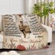 thumbnail image 2 of LHSHID Anniversary Wedding Gifts Blanket Flannel Soft and Comfortable Anti static Bed Sofa Blanket 50x60in, 2 of 6