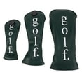 thumbnail image 2 of Golf Club Headcovers Set,Sports Style Soft PU Leather Golf Club Headcovers Set for Training, 2 of 7