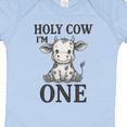thumbnail image 4 of Inktastic Holy Cow I'm One Birthday Boys or Girls Baby Bodysuit, 4 of 5